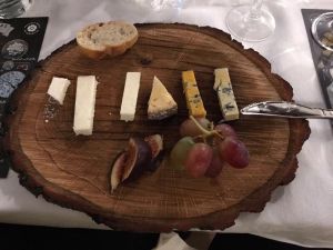 A wooden cheeseboard made for a charity event